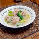 豚団子の中華スープ煮